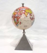 Metal Creation Steel World Globe, Color : Colorful