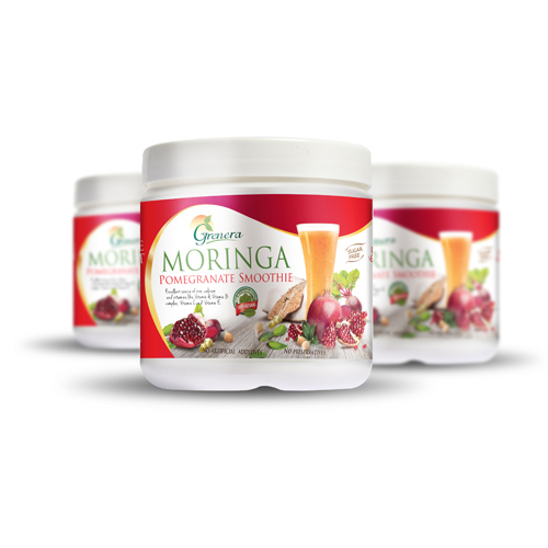 Herbal Moringa Pomegranate Smoothie