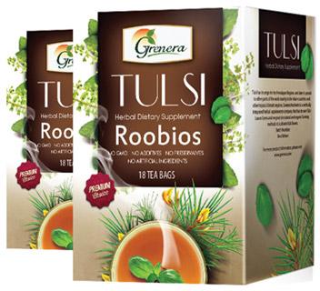 Herbal Tulsi Rooibos infusion