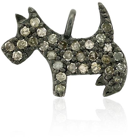 Silver horse charm pendant