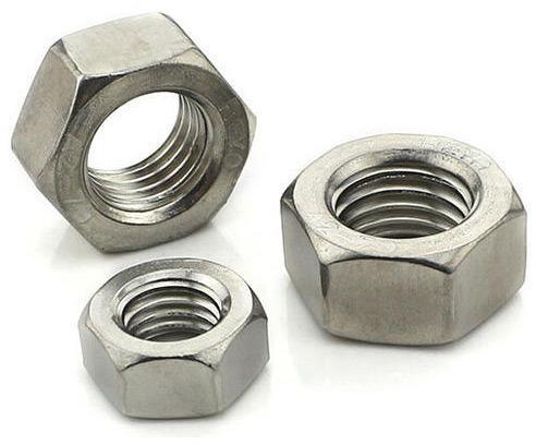 Stainless Steel Nut, Color : Silver