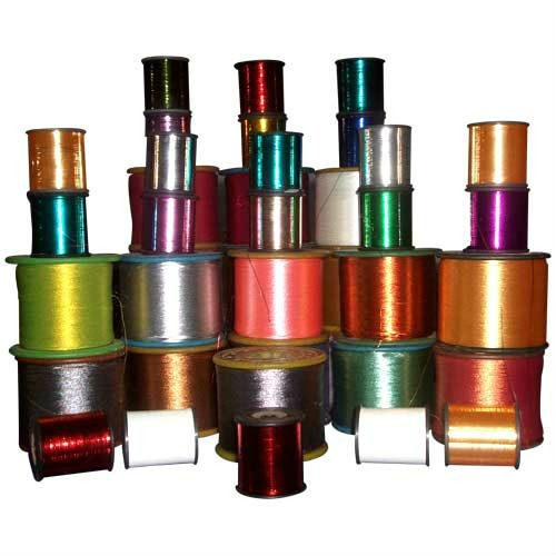 Golden Maruti Nandan Thread, for Sewing, Weaving, Embroidery, Feature : Anti-UV