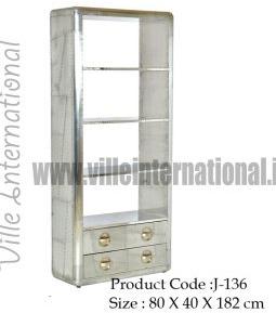 Aviator bookcase / Display Unit with Drawers