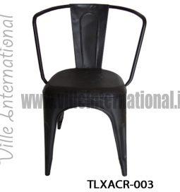 Metal Industrial cafe Arm Chair