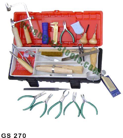 JEWELRY MAKING TOOL KIT IN PLASTIC BOX