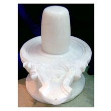 Stone Pure White Marble Shivlings, for Home Decoration