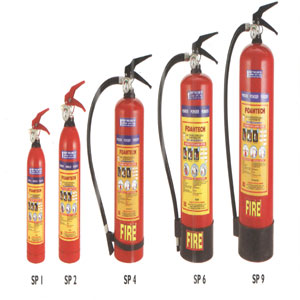 Dry powder fire extinguishers