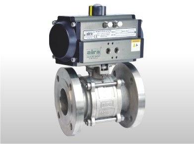 Pneumatic 3 Piece Ball Valve, Certification : ISI Certified
