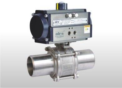Pneumatic Actuator Buttweld Ball Valve, for Gas Fitting, Oil Fitting, Certification : ISI Certified