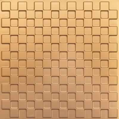 Gold Glue Up - Decorative Ceiling Tile