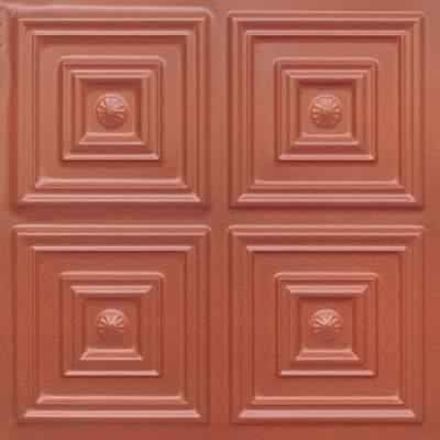 Leathery Brown - Decorative Ceiling Tiles for Glue Up