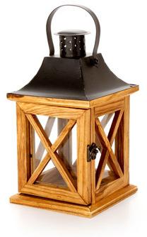 wood lantern