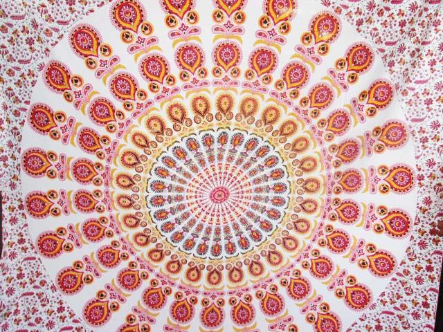 Twin Indian Mandala Bedspread Tapestry Wall Hanging