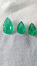 Natural Emrald Pears Pair Loose Gemstones