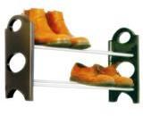 CONVERTIBLE LIGHTWEIGHT 2 TIER SHOE RACK ORGANISER