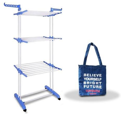 DOUBLE POLE 3 TIER CLOTH DRYING STAND