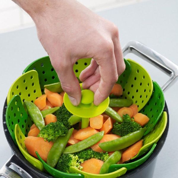 FOLDING NON-SCRATCH STEAMER BASKET - K301