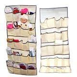 HANGING CANVAS 20-POCKET DOOR SHOE ORGANIZER