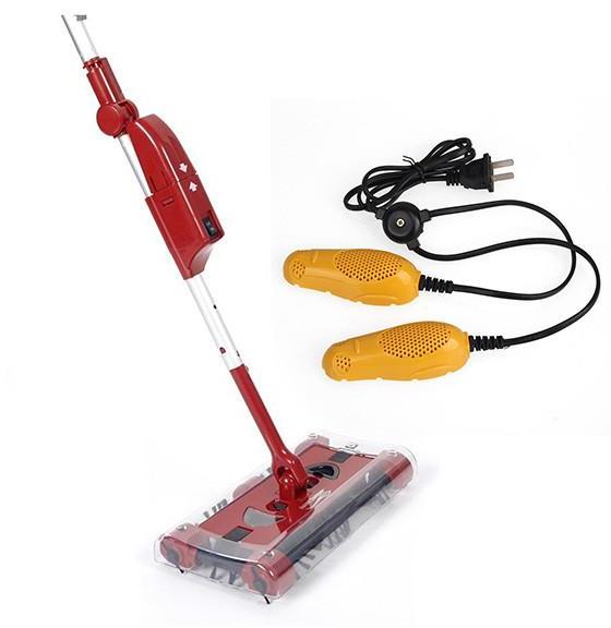 KAWACHI ELECTRIC SHOES DRYER AND ELECTRONIC FLOOR SWIVEL SWEEPER CLEANER G3 COMBO