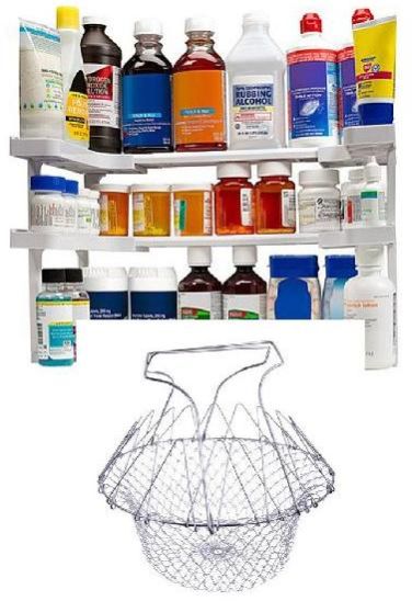 MAGIC CHEF BASKET AND KITCHEN ORGANIZER JARS COMBO