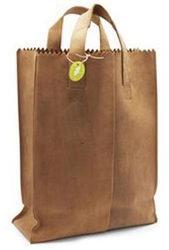 Paper Bag with Woven Fabric