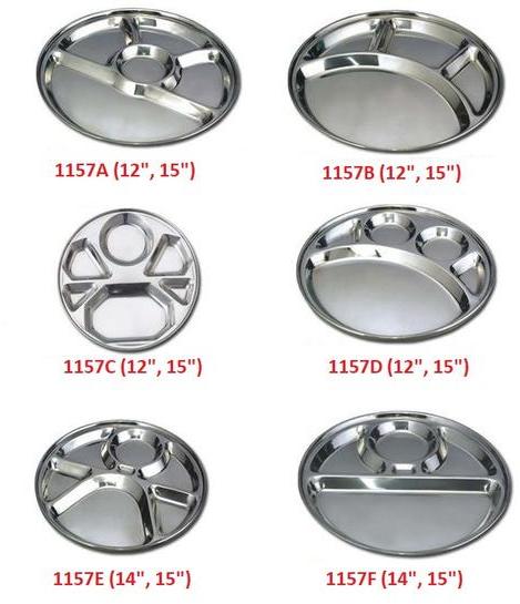 Compartment Tray Stainless Steel