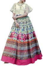 Multi Color Georgette Indo Western Dress