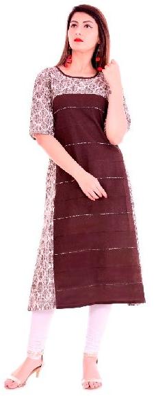 Cotton Printed Designer A Line Kurti, Occasion : Casual Wear, Party Wear