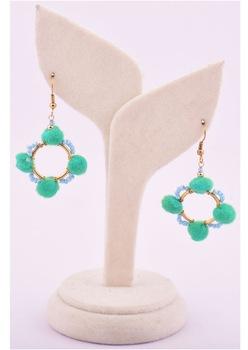 Beads India Jade Cream Earrings, Occasion : Anniversary, Gift, Party