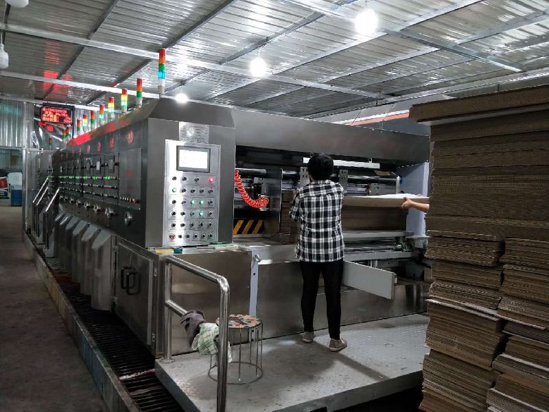High Speed Flexo Ink Printing Slotting Die-cutting Machine