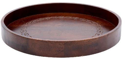 Wooden Round Tray