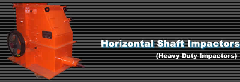 Horizontal Shaft Impactors machine