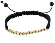 Yellow Gold Diamond Onyx Macrame Bracelet, Occasion : Anniversary, Engagement, Gift, Party