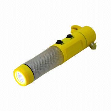 Emergency Safety Hammer with LED Flashlight