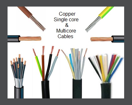 Multi single core cable vs core Multicore cable