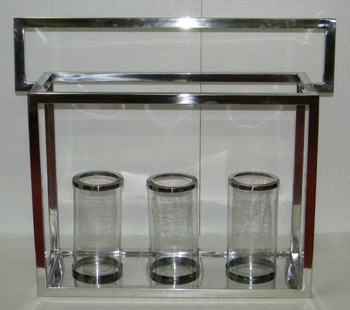 3 lite Stainless steel Candle lantern