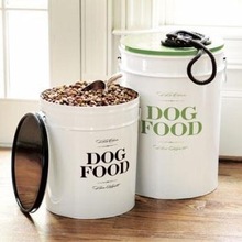 Metal DOG FOOD STORAGE CONTAINER