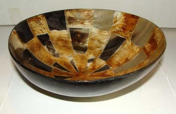 Antique polished Horn bowl