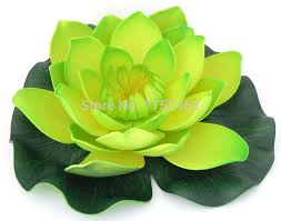 Organic Green Lotus Flower, for Garlands, Vase Displays, Wreaths