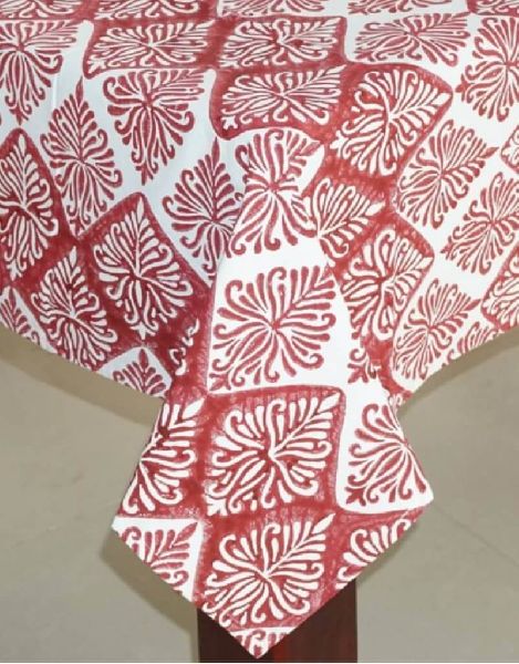 Table Cover Hand Block Printed Cotton MYTC2178