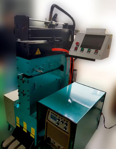 AUTOMATIC STRIP CUTTING & WELDING MACHINE