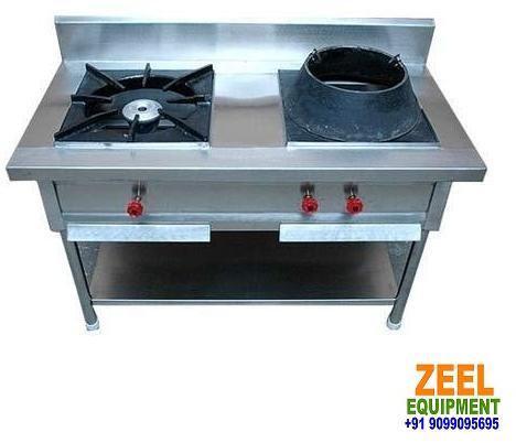 2 Burner Comby Gas Range, for Commercial Use, Feature : Best Quality, Corrosion Proof, High Efficiency