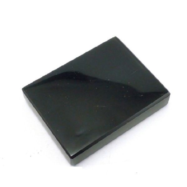 Black Obsidian stone Slab Slice