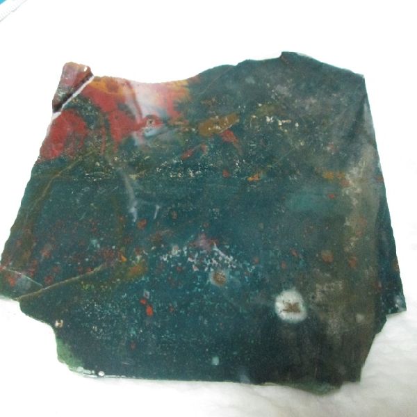 Blood stone stone Slab Slice, Color : Green Red