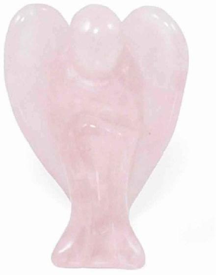 Natural Rose Quartz Angels, Color : pink