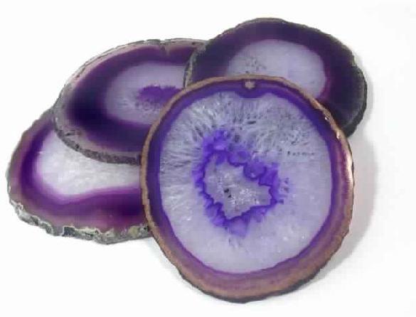 Purpul Onyx Agate stone Slab Slice, Shape : Tiles