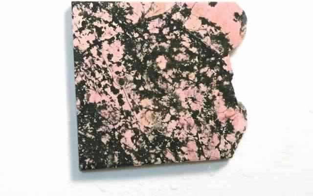 Rhodonite stone Slab Slice, Color : Pink