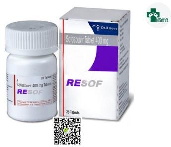 Resof 400 mg Tablets Sofosbuvir Tablets, Feature : Light-weight