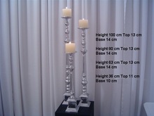 SILVERLINE Metal Aluminium Pillar Candle Holder, Occasion : Wedding Party Home Decoration