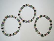 Round 7 Chakra Gemstone Beaded Bracelets, For Jewellery, Gender : Children's, Unisex